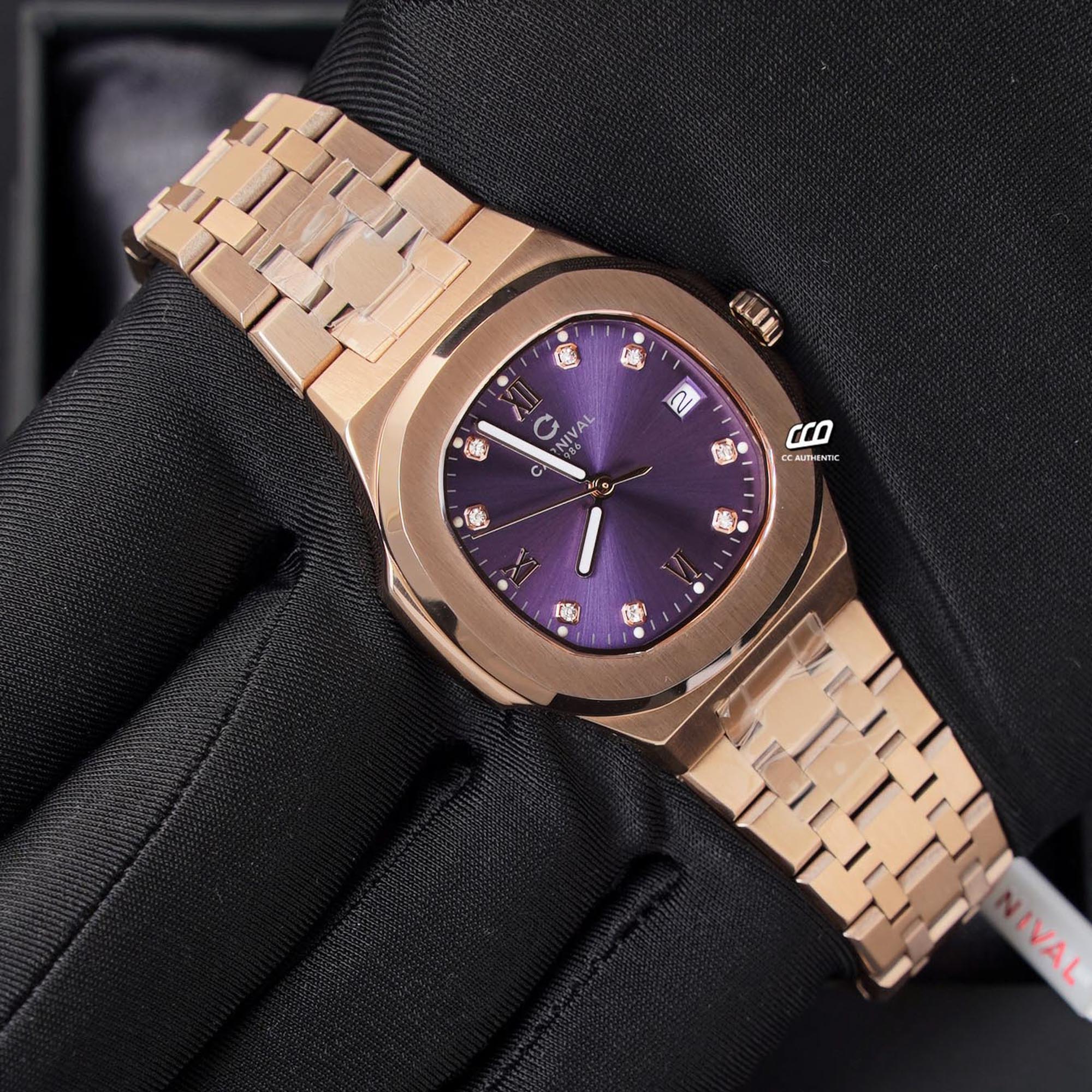 ĐỒNG HỒ NỮ CARNIVAL 8160L VH TIM QUAZT 34MM