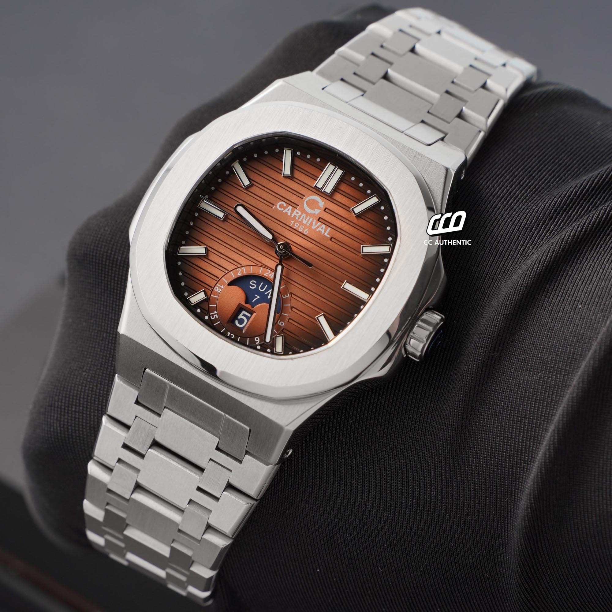 ĐỒNG HỒ NAM CARNIVAL 8110G1 VT N AUTOMATIC 41MM