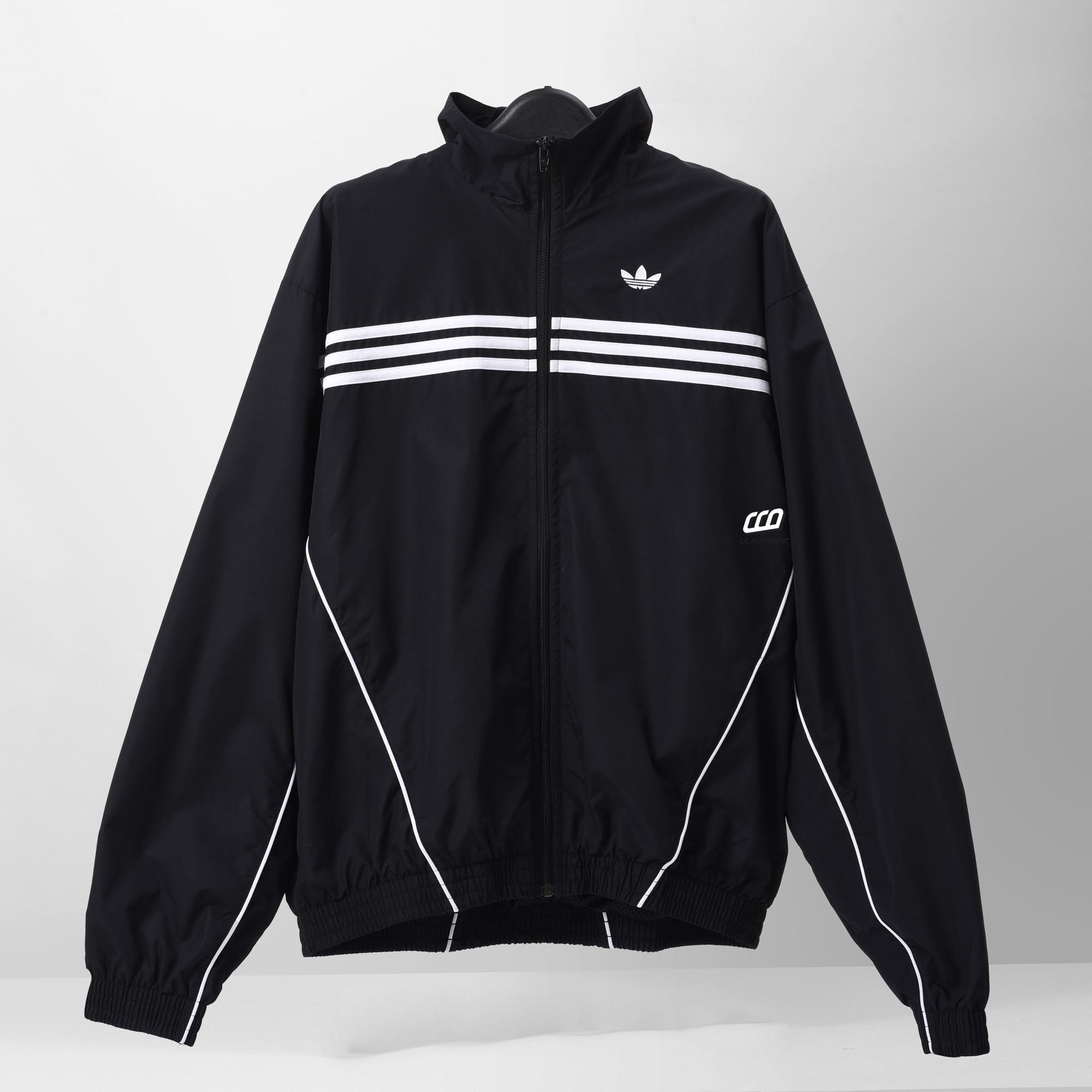 ADIDAS ORIGINAL FLAMES JACKET - BLACK