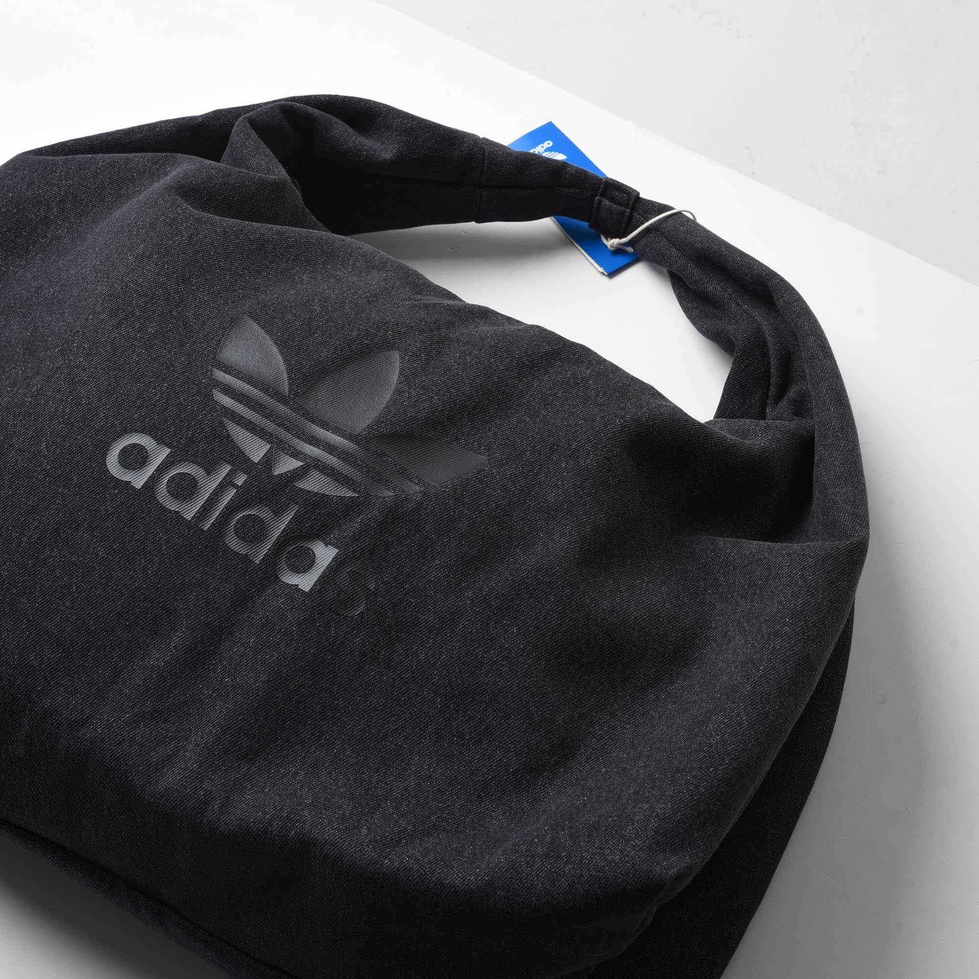 ADIDAS ORIGINAL DENIM SHOULDER BAG - BLACK