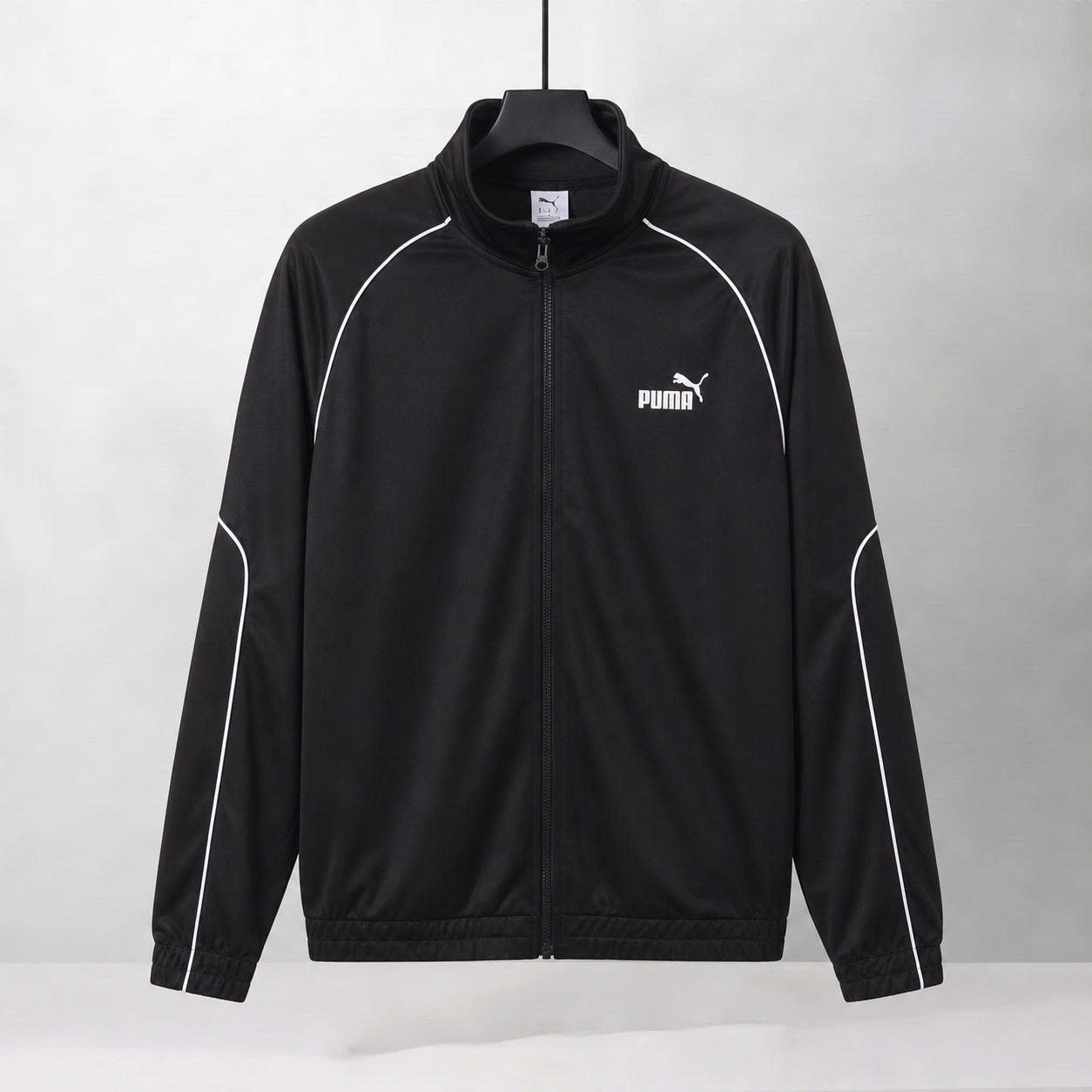PUMA SPORT POLY TRACK JACKET - BLACK