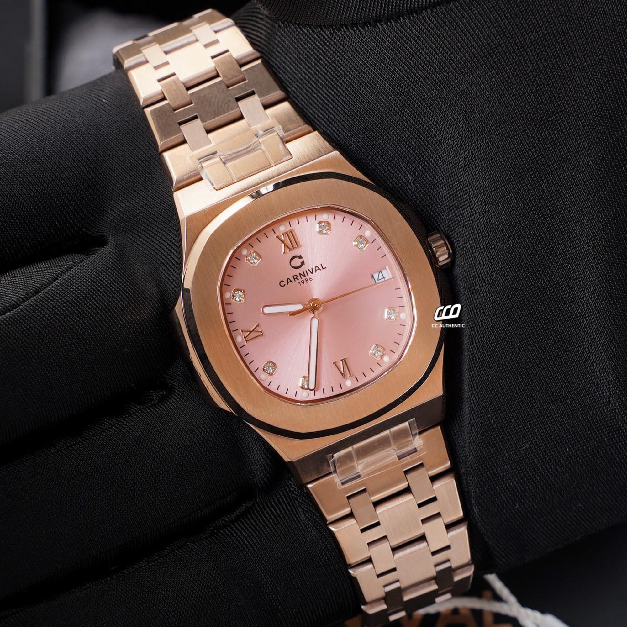 ĐỒNG HỒ NỮ CARNIVAL 8160L VH H QUAZT 34MM