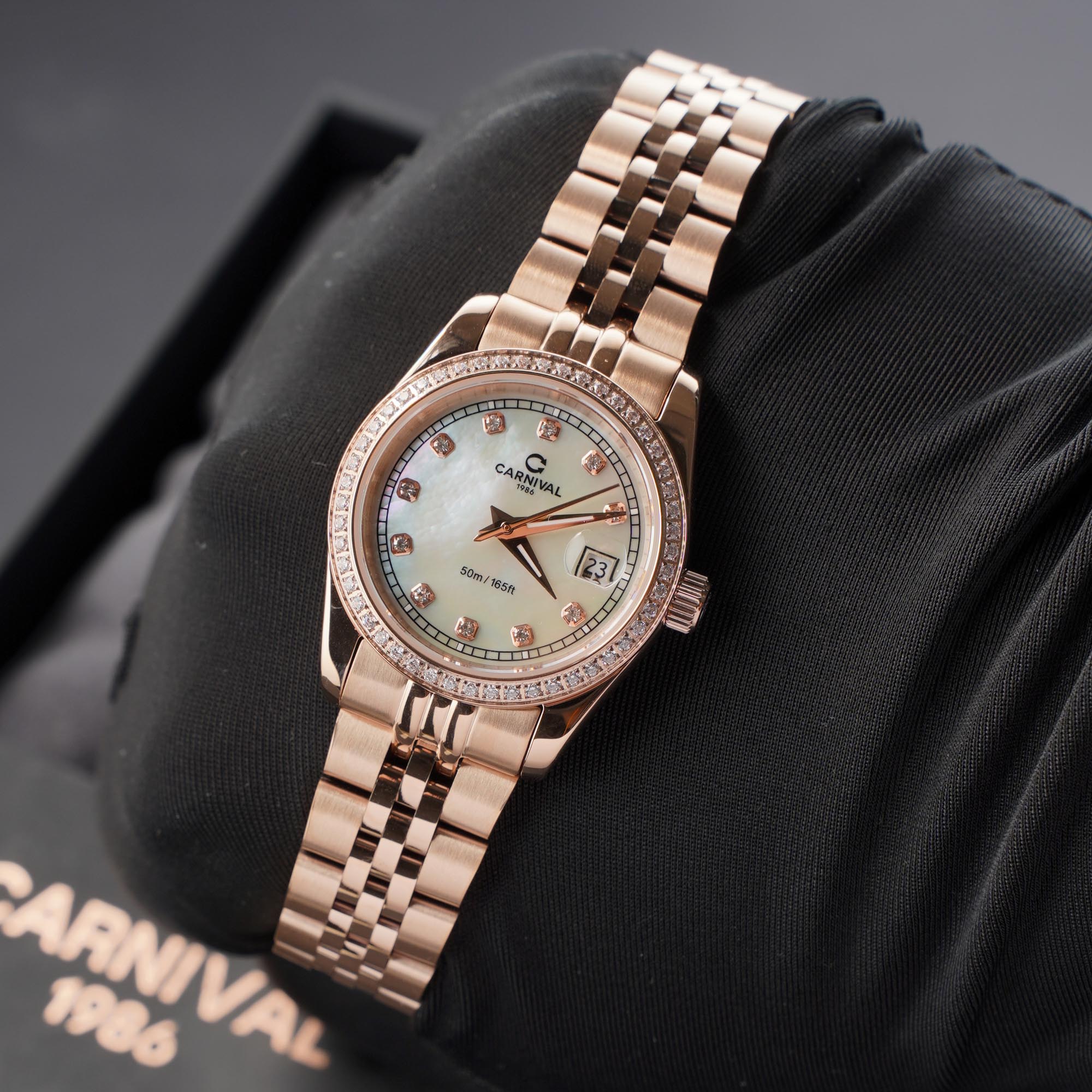 ĐỒNG HỒ NỮ CARNIVAL 8131L2 VH TK QUAZT 32MM