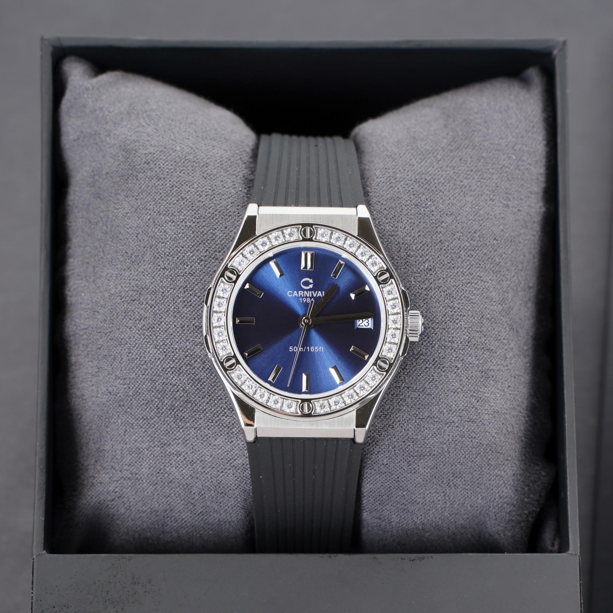 ĐỒNG HỒ NỮ CARNIVAL 8168L2 VT DCS X QUAZT 34MM