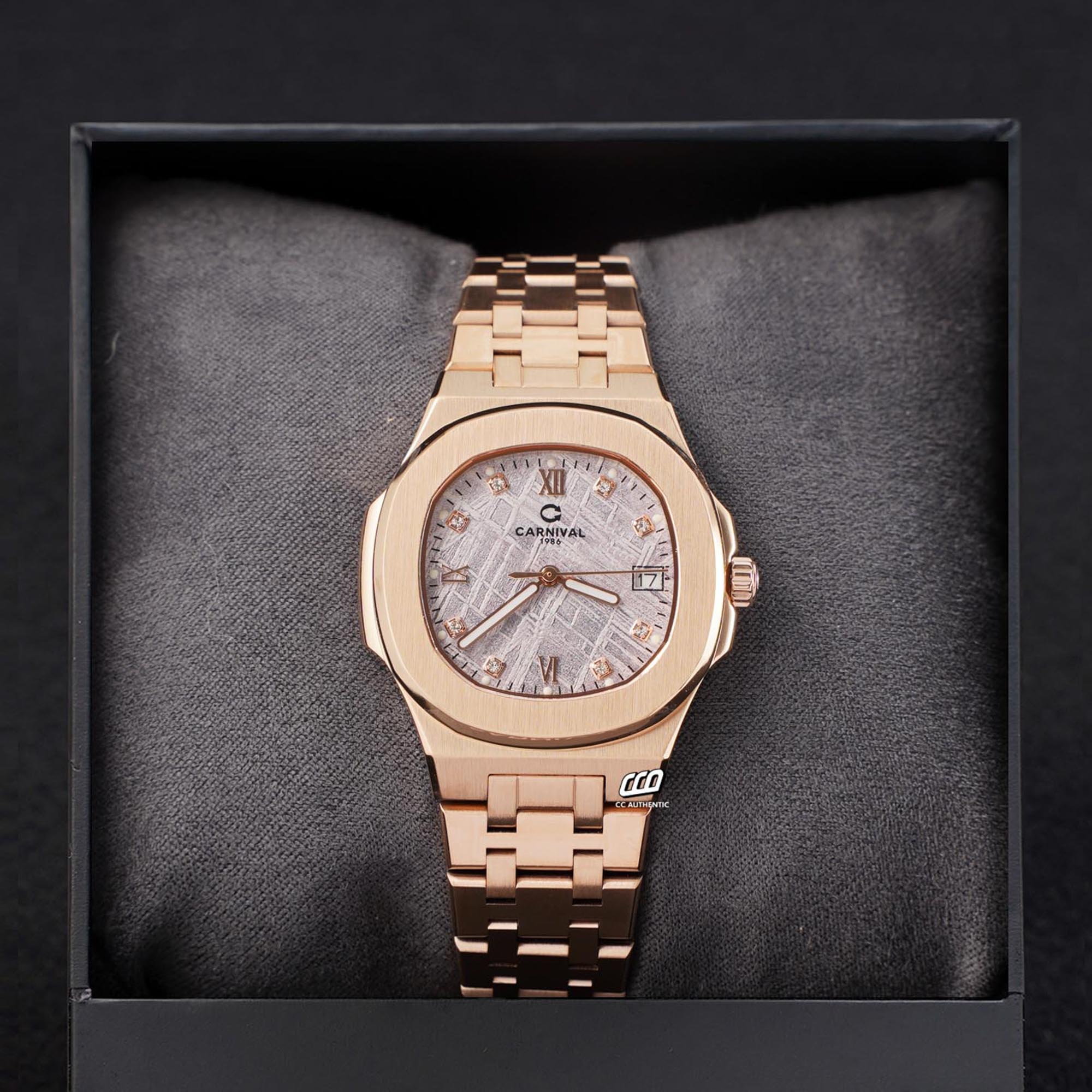 ĐỒNG HỒ NỮ CARNIVAL 8160L VH TT QUAZT 34MM
