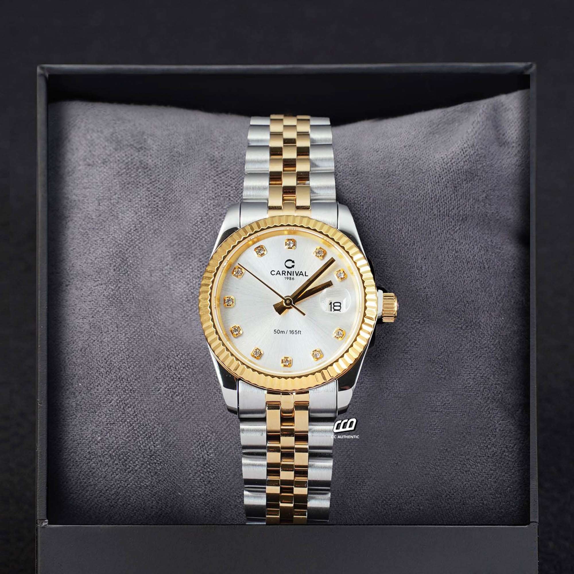 ĐỒNG HỒ NỮ CARNIVAL 8250L CV T QUARTZ 32MM
