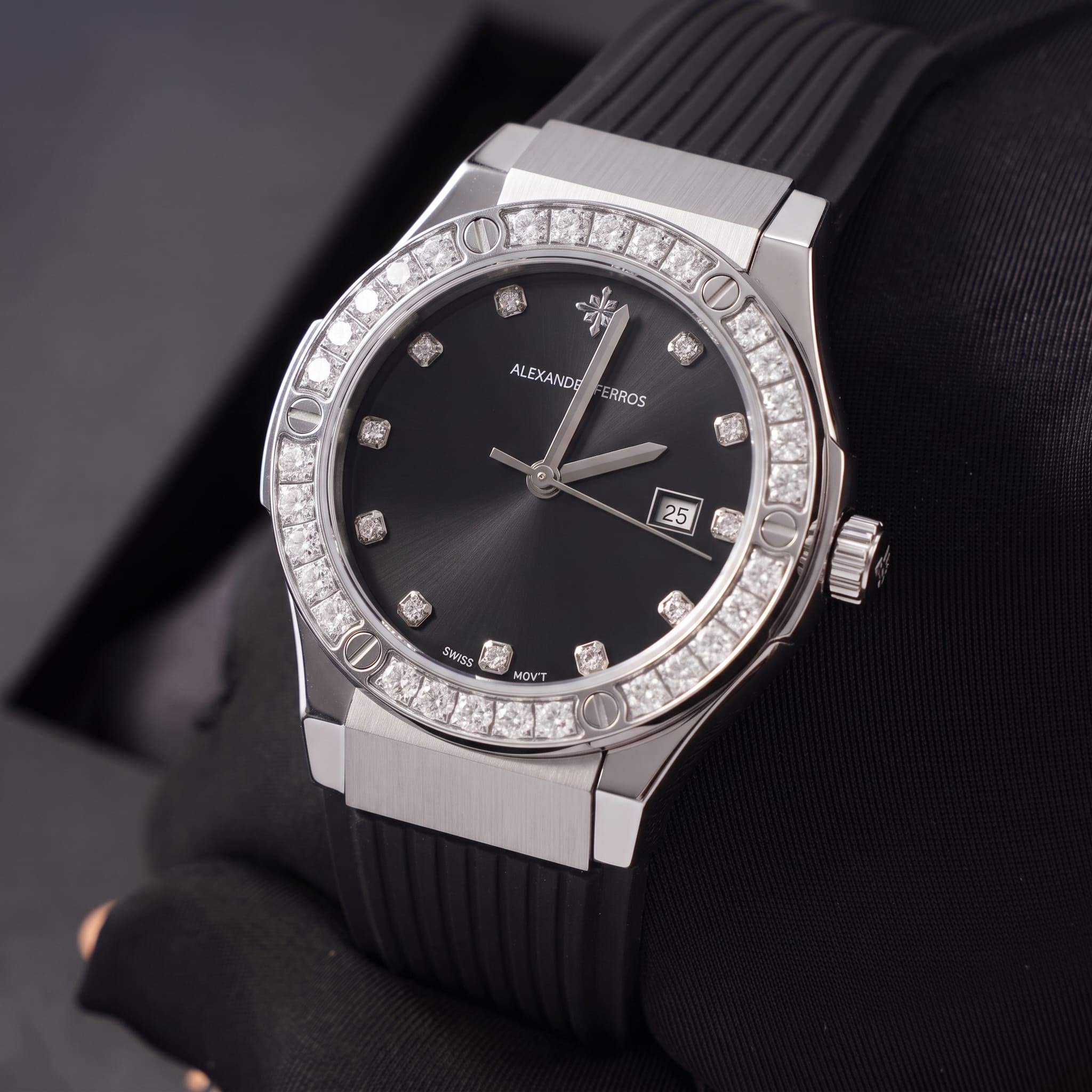 ĐỒNG HỒ NỮ ALEXANDER FERROS 2251S-01 QUARTZ 33MM