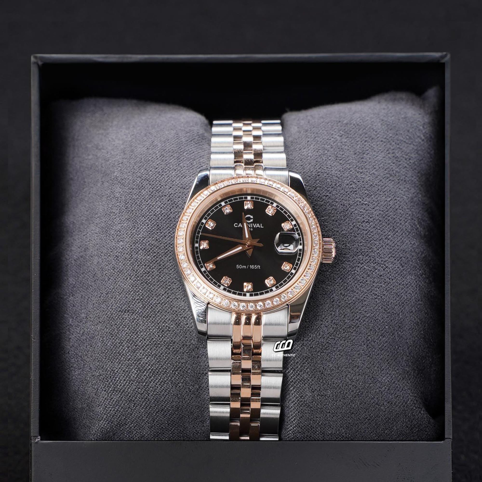 ĐỒNG HỒ NỮ CARNIVAL 8131L2 CH D QUAZT 32MM