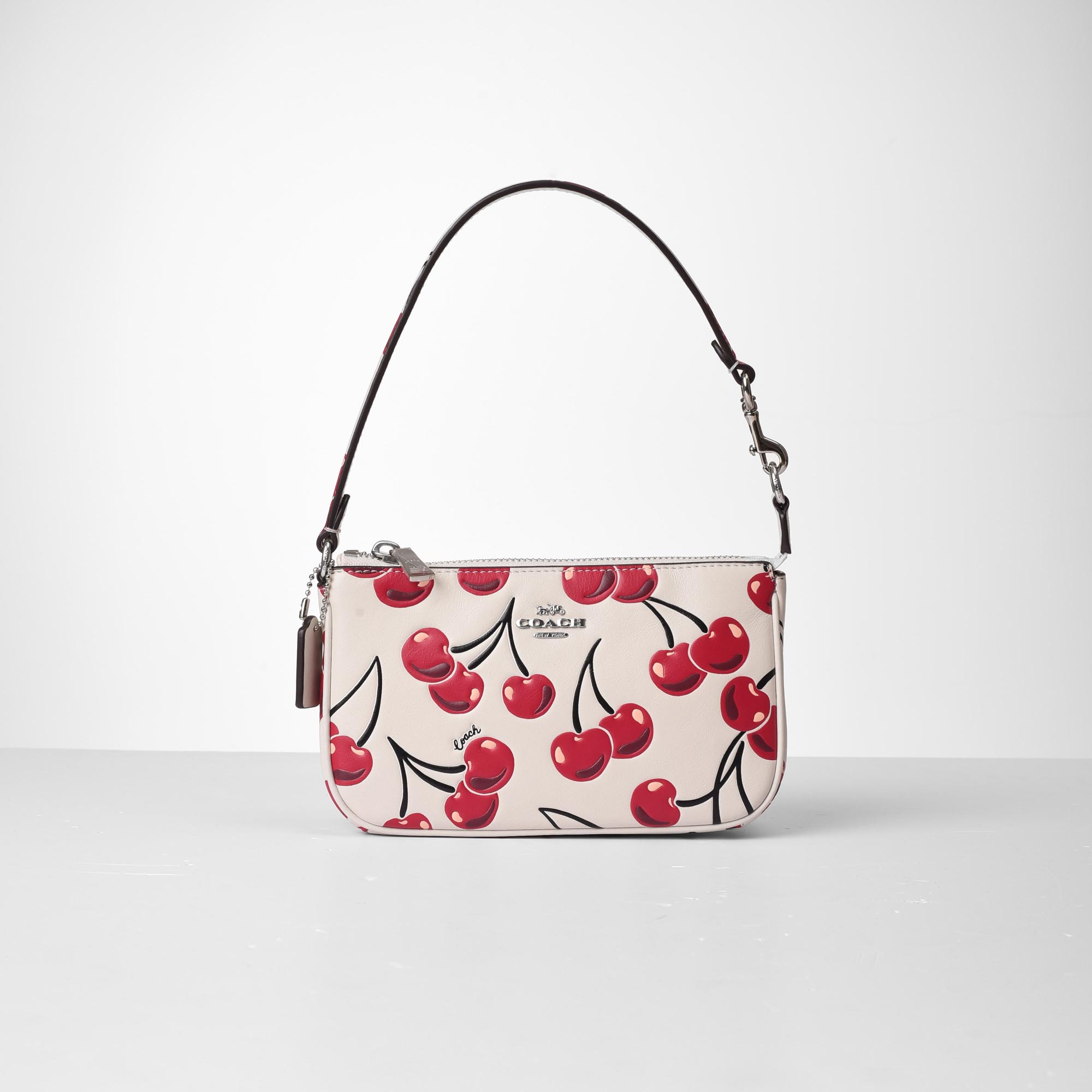 COACH CHERRY NOLITA BAG - WHITE