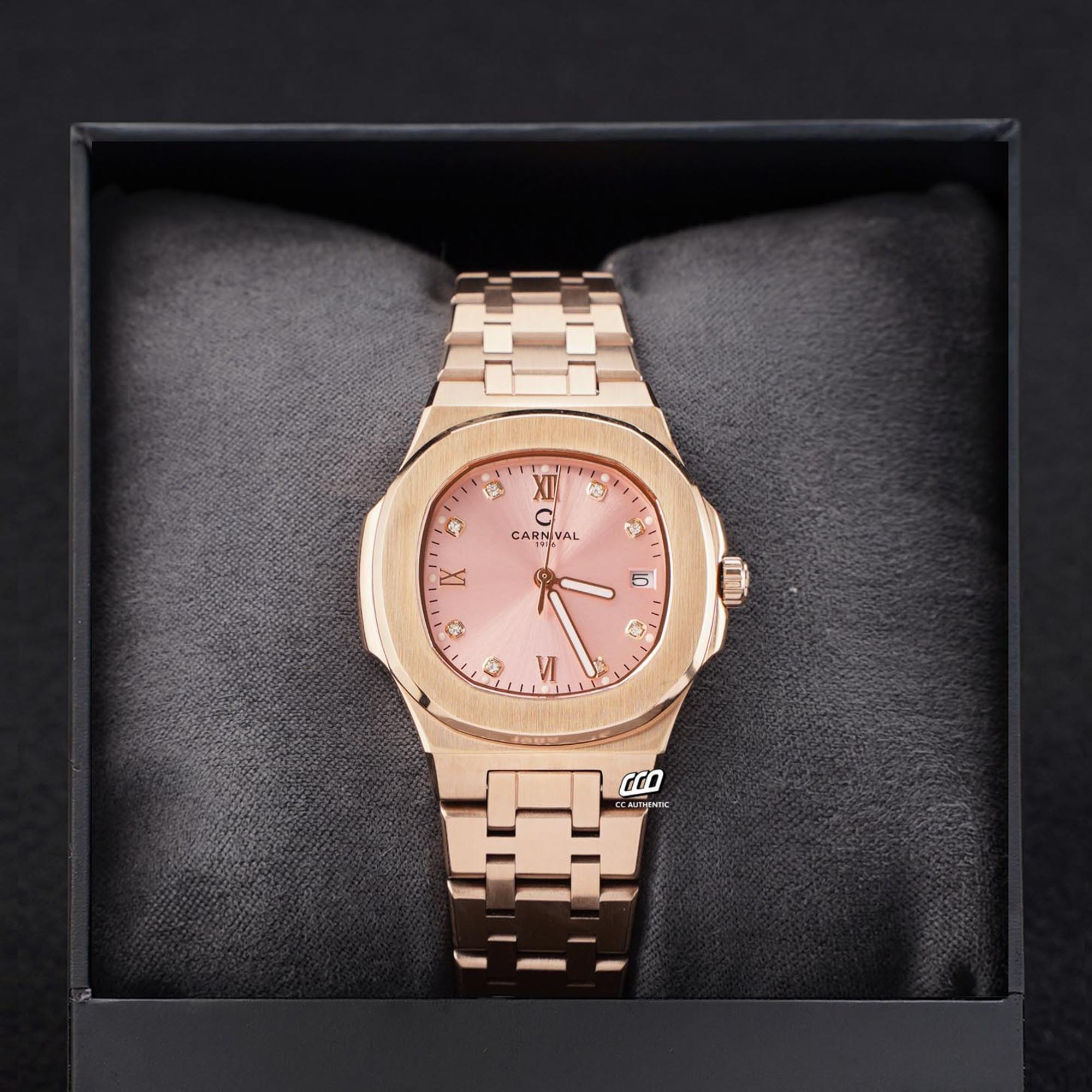 ĐỒNG HỒ NỮ CARNIVAL 8160L VH H QUAZT 34MM