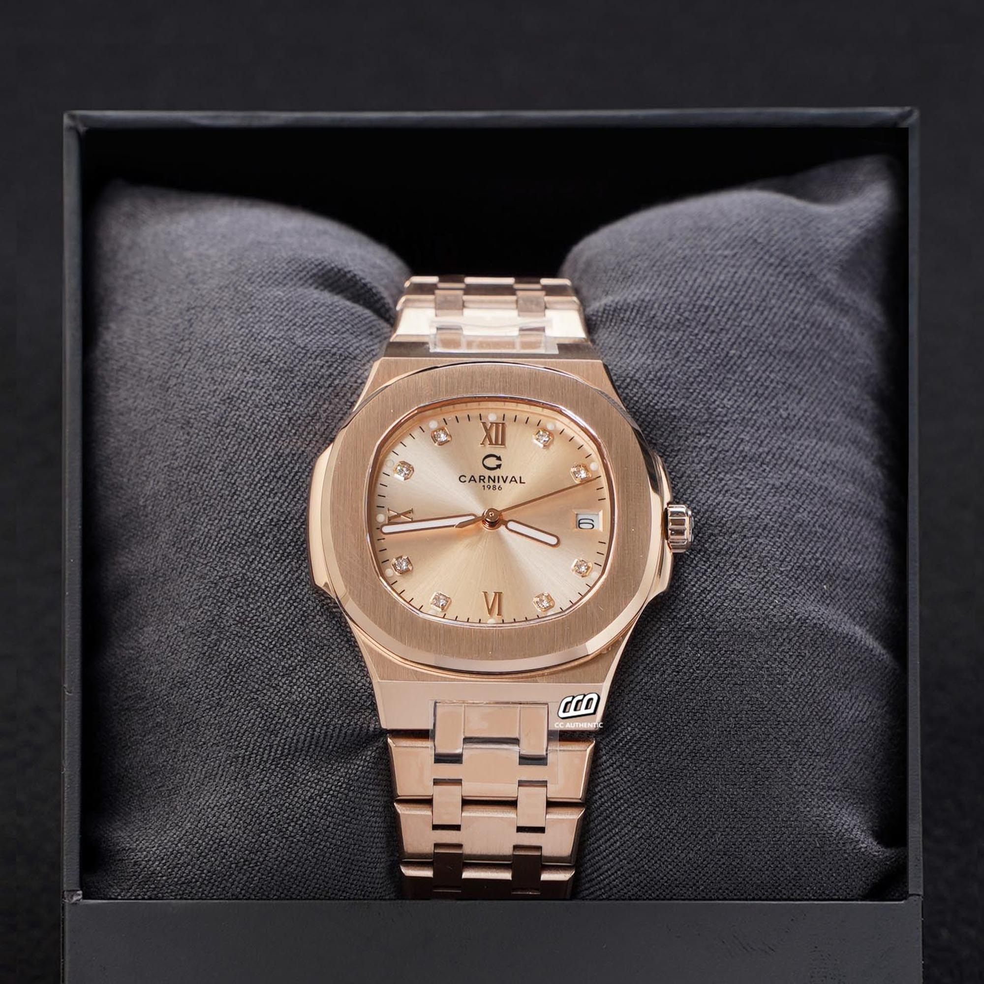 ĐỒNG HỒ NỮ CARNIVAL 8160L VH NN QUAZT 34MM