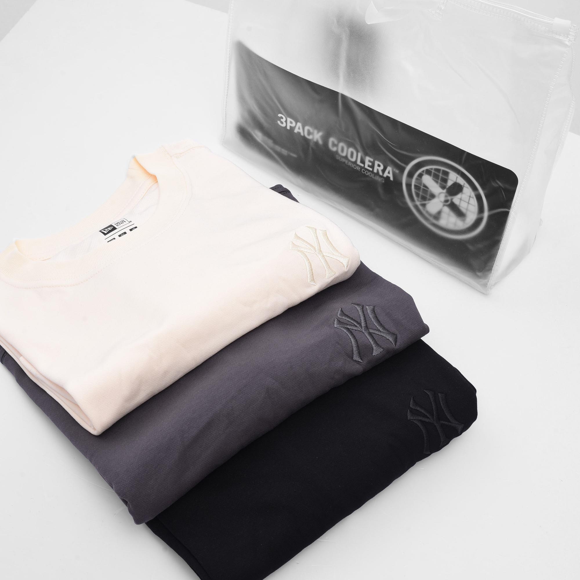 NEW ERA ESSENTIAL BASIC RS23 3PACK T-SHIRT - MULTI