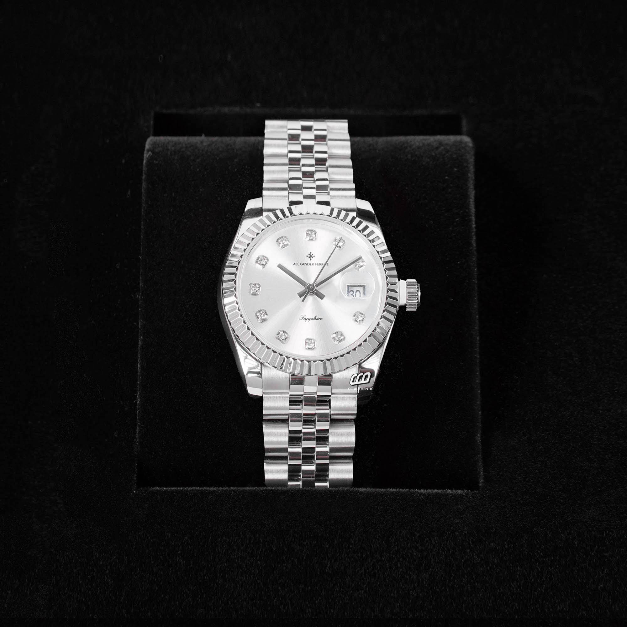 ĐỒNG HỒ NỮ ALEXANDER FERROS 8222S/02 AUTOMATIC 31MM