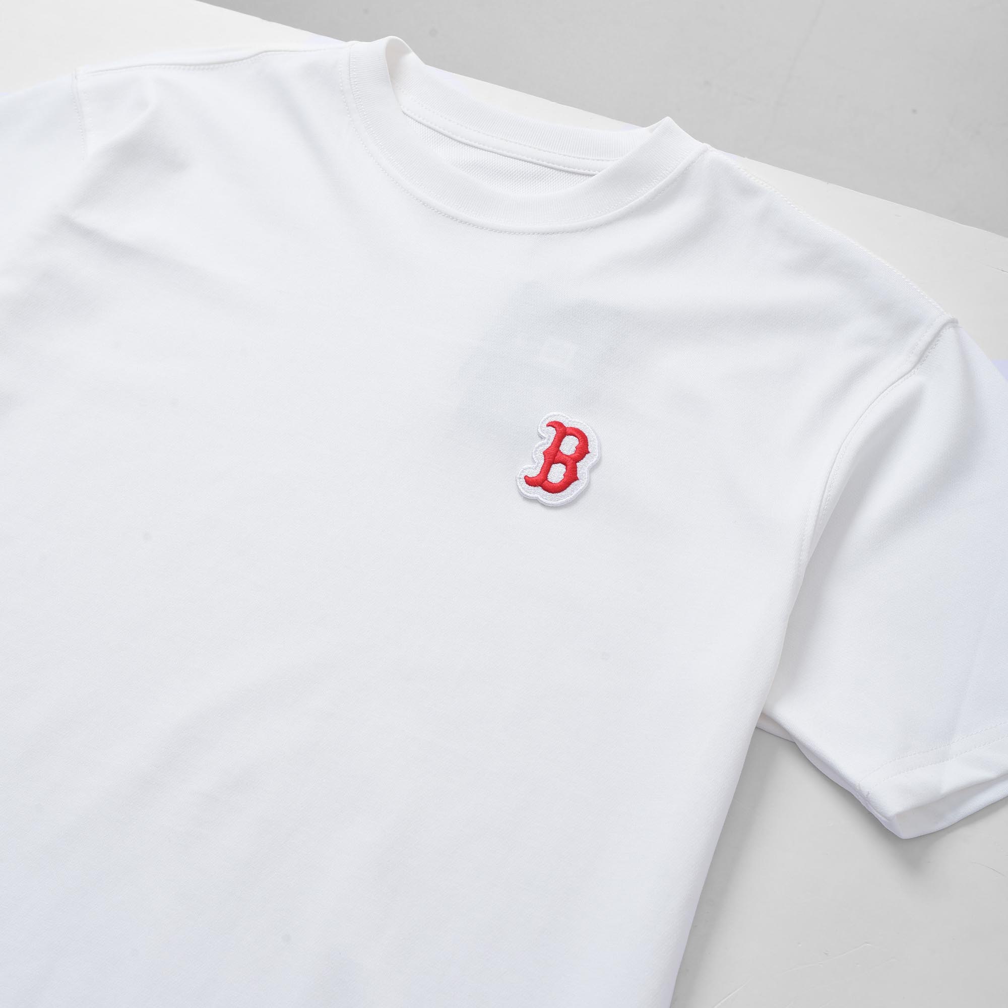 NEW ERA RED BASIC LOGO B T-SHIRT - WHITE