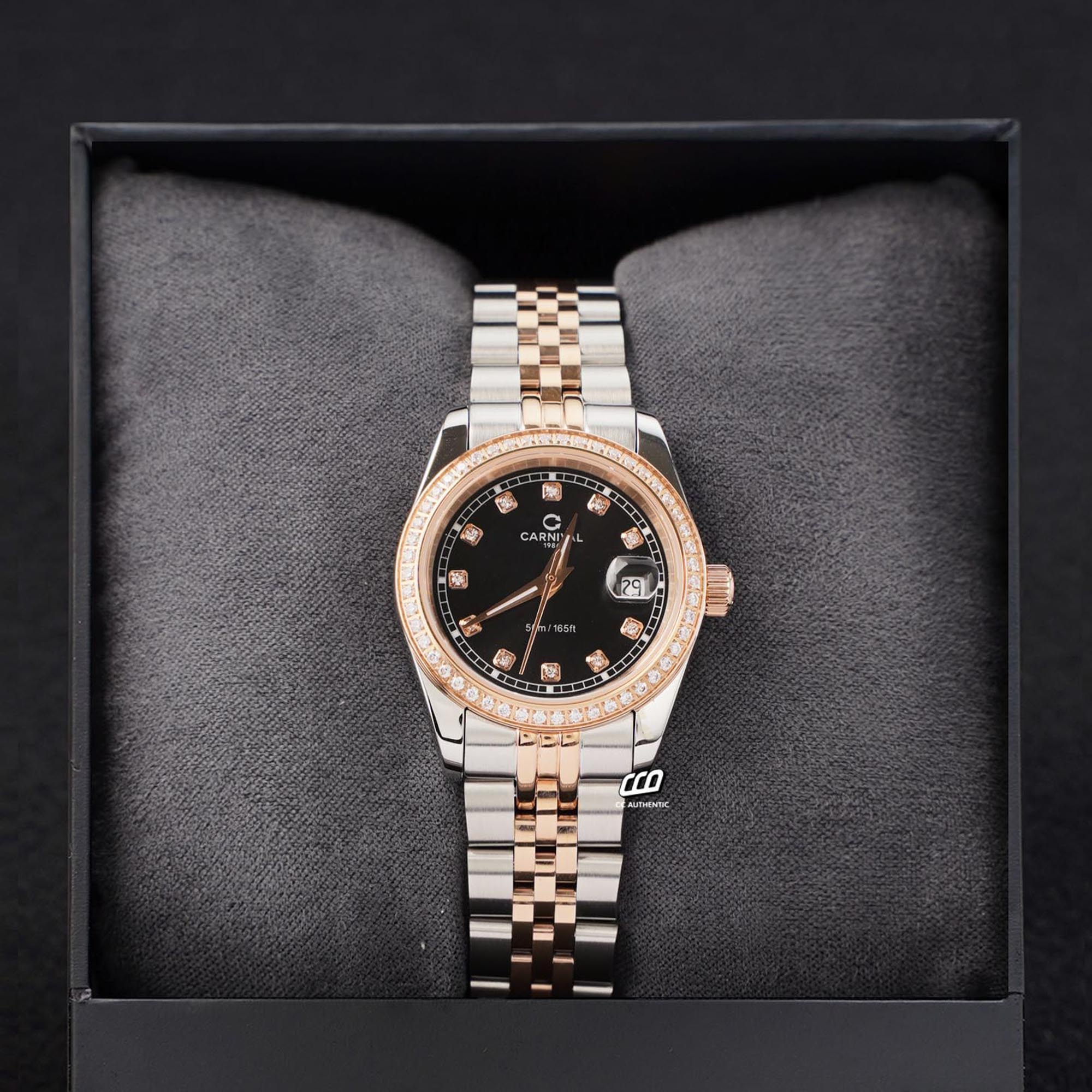 ĐỒNG HỒ NỮ CARNIVAL 8131L2 CH D QUAZT 32MM