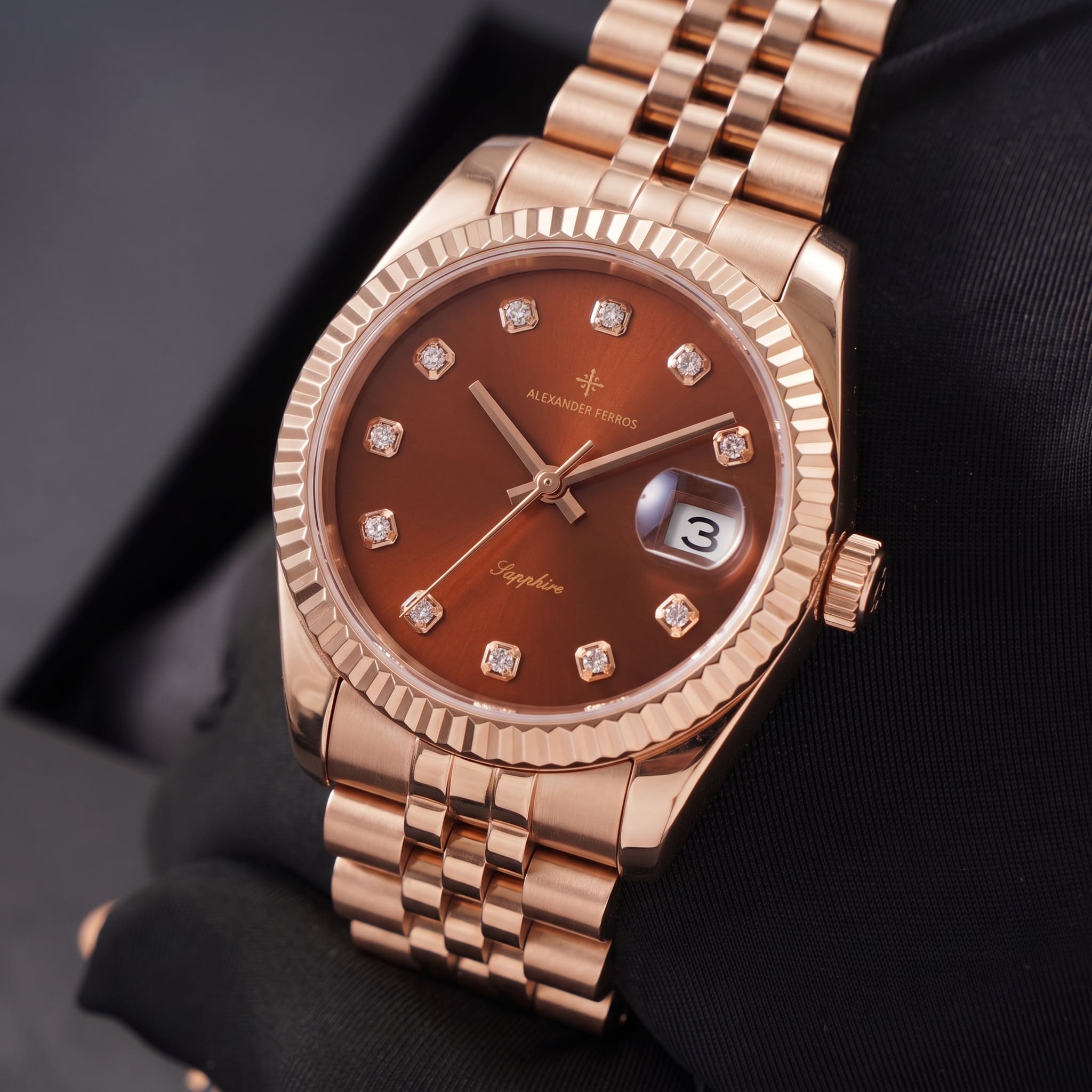 ĐỒNG HỒ NỮ ALEXANDER FERROS 8222R/08 QUARTZ 31MM