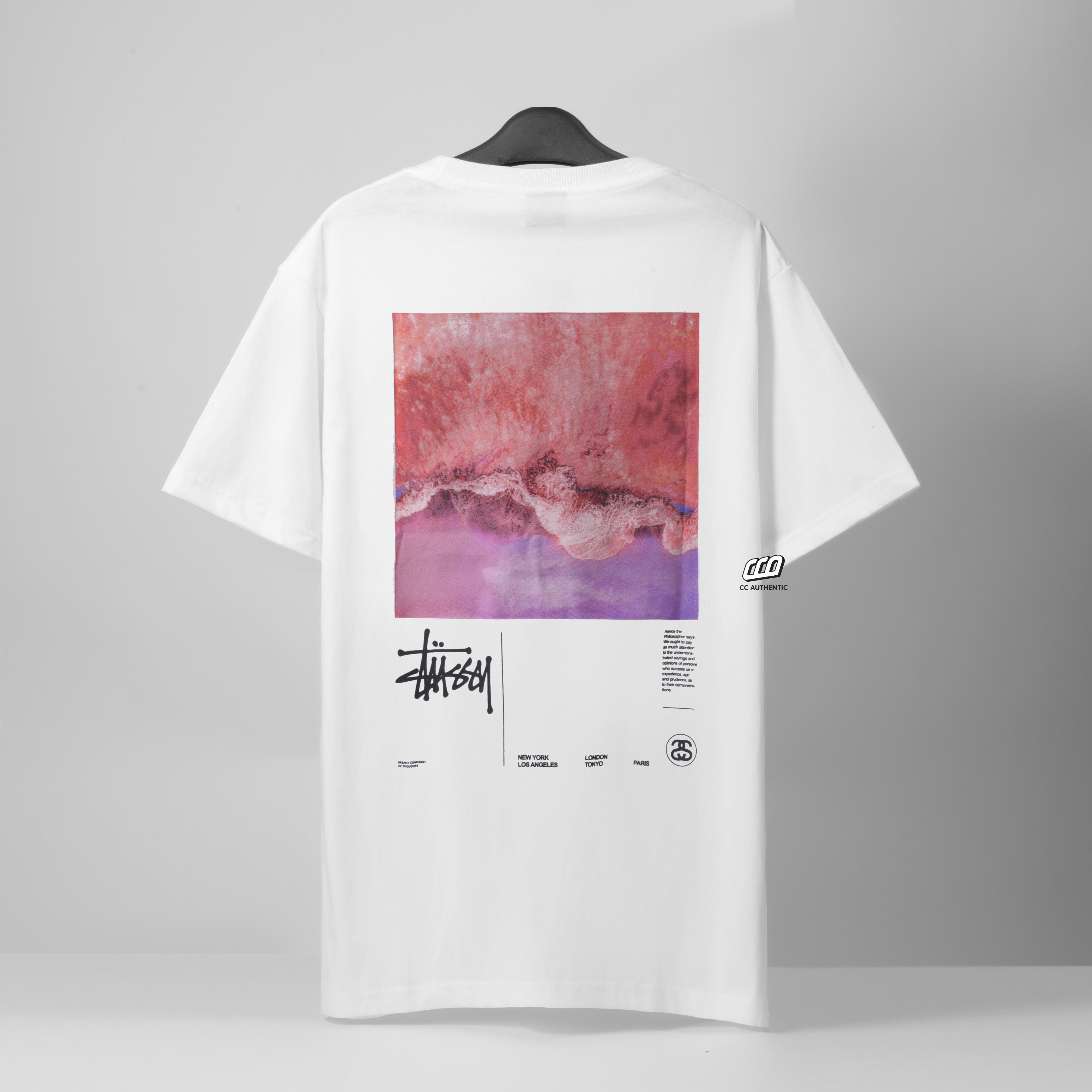 STUSSY OCEAN DREAM T-SHIRT - WHITE