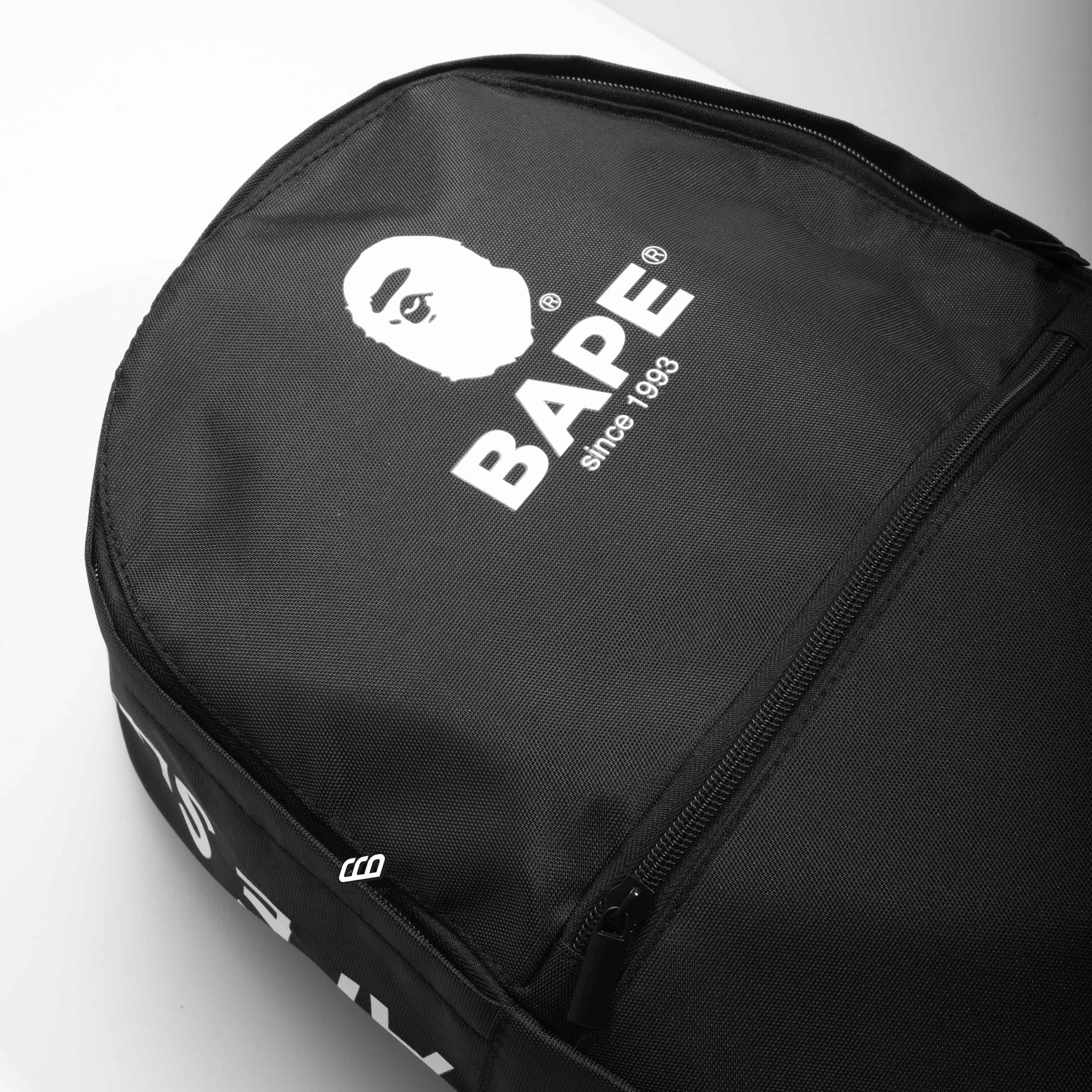 BAPE BASIC BACKPACK - BLACK