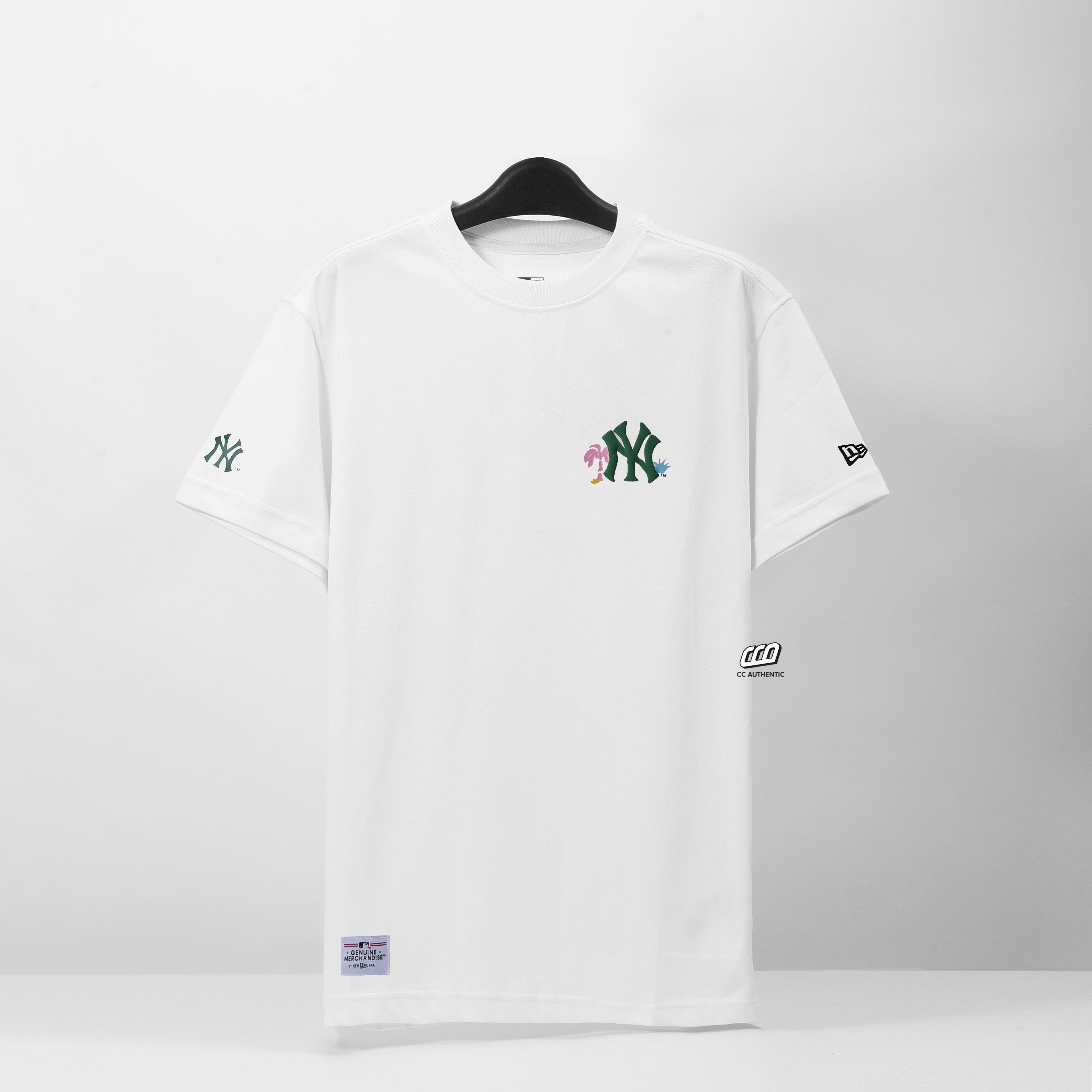 NEW ERA NY SUMMER BEACH T-SHIRT - WHITE