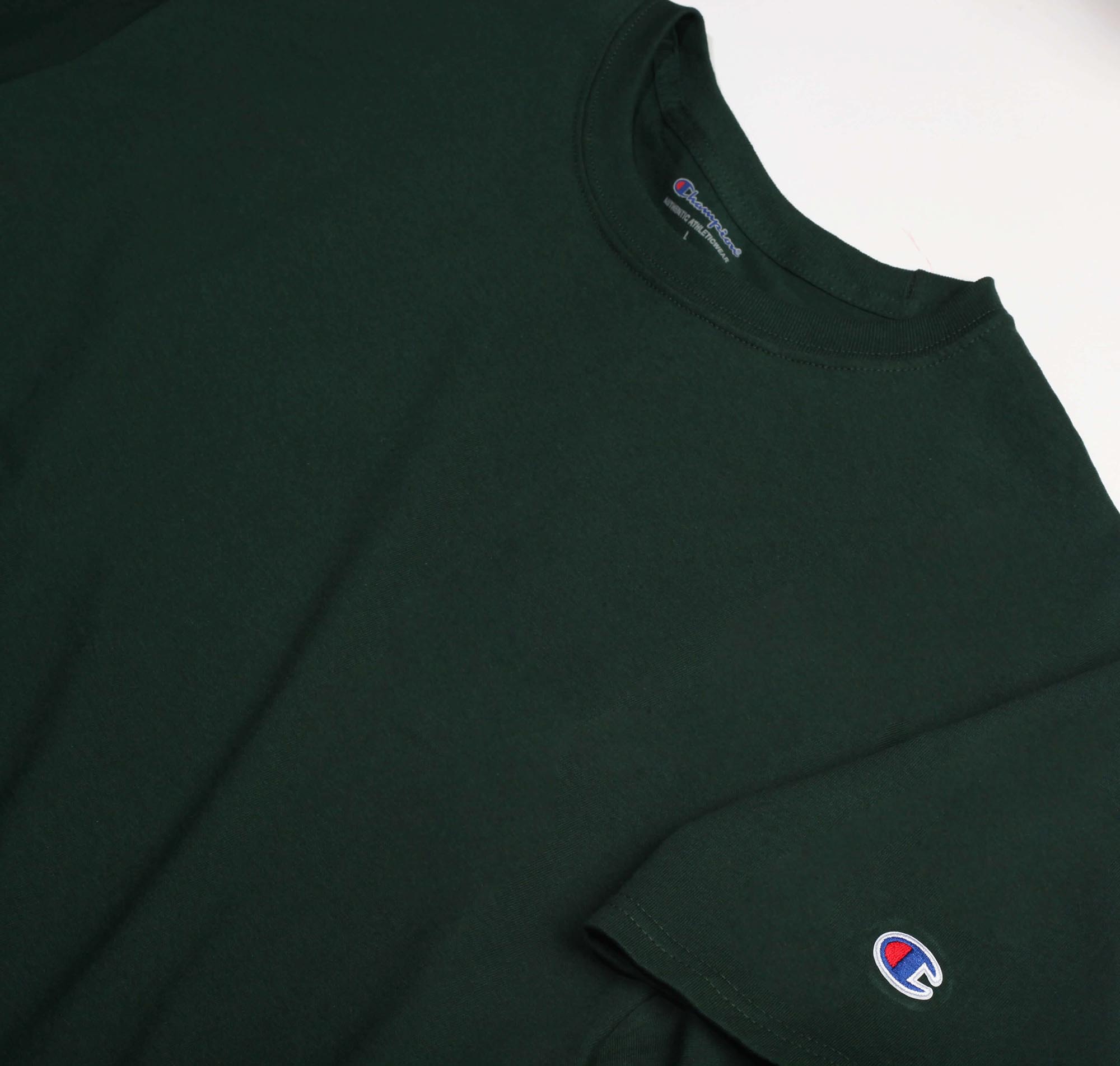 CHAMPION BASIC T-SHIRT - DARK GREEN